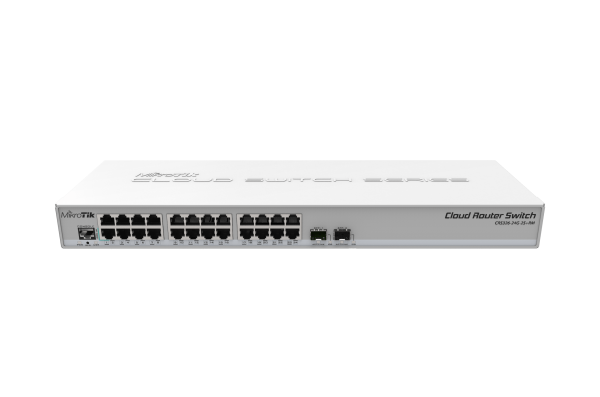 MikroTik CRS326-24G-2S+RM – 24-portno gigabitno rack stikalo
