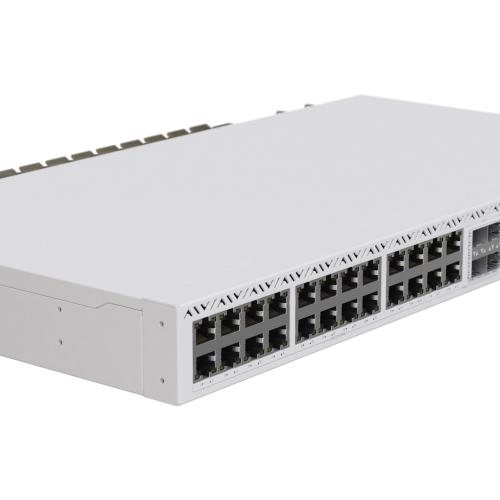 MikroTik CRS326-4C+20G+2Q+RM MikroTik CRS326-4C+20G+2Q+RM – stikalo z 2,5G, combo in 40G QSFP+ priključki