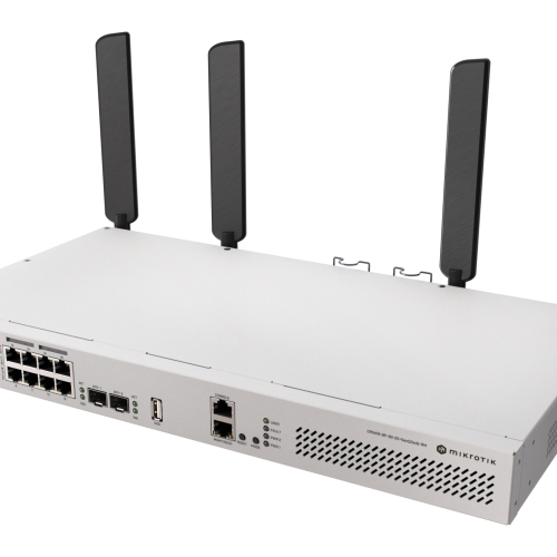MikroTik CRS418-8P-8G-2S+5AXQ2AXQ-RM MikroTik CRS418 Wi‑Fi 6 – PoE stikalo z 16× GbE in 2× 10G SFP+