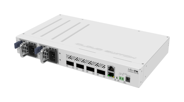 MikroTik CRS504-4XQ-IN MikroTik CRS504-4XQ-IN – kompaktno 100G stikalo