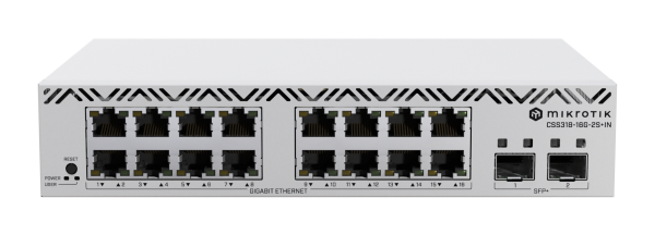 MikroTik CSS318-16G-2S+IN – 16-portno gigabitno stikalo z 2× 10G SFP+ – dodatna slika 2 MikroTik CSS318-16G-2S+IN – 16-portno gigabitno stikalo z 2× 10G SFP+ – dodatna slika 2
