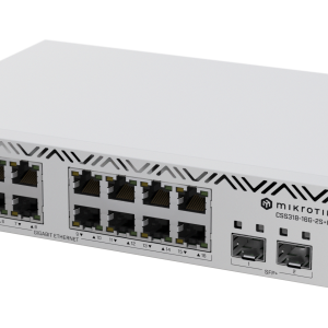 MikroTik CSS318-16G-2S+IN – 16-portno gigabitno stikalo z 2× 10G SFP+