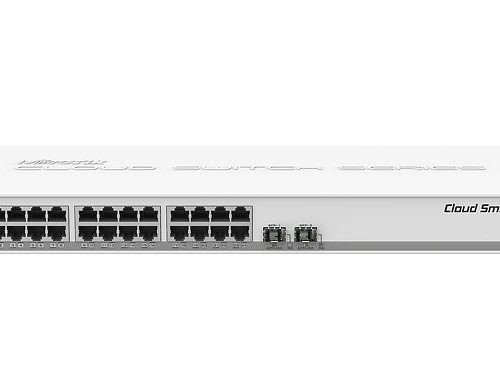 MikroTik Cloud Smart Switch CSS326-24G-2S+RM MikroTik CSS326-24G-2S+RM – 24-portno gigabitno stikalo