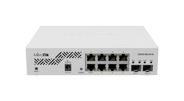 MikroTik CSS610-8G-2S+IN – stikalo z 8 × 1G in 2 × 10G SFP+ – dodatna slika 2 MikroTik CSS610-8G-2S+IN – stikalo z 8 × 1G in 2 × 10G SFP+ – dodatna slika 2