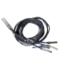 Mikrotik DQ+BC0003-DS+ 3m MikroTik DQ+BC0003-DS+ – 3 m QSFP56 Breakout kabel 200G na 4×50G