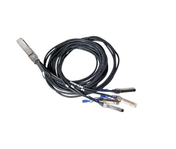 Mikrotik DQ+BC0003-DS+ 3m MikroTik DQ+BC0003-DS+ – 3 m QSFP56 Breakout kabel 200G na 4×50G