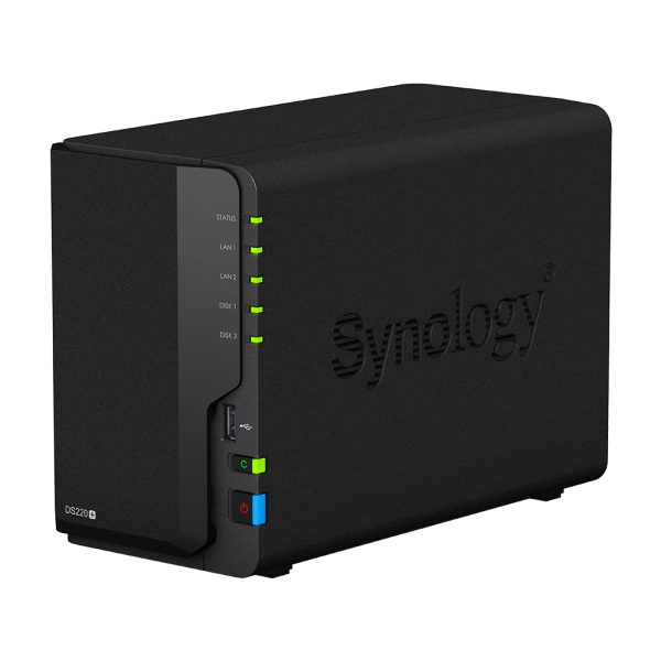 Synology DS220+ EOL Synology DS220+ – kompaktni NAS za podatke in multimedijo (EOL)