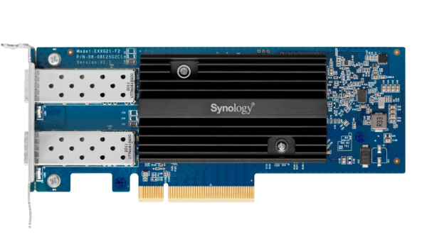 Synology E10G21-F2 Synology E10G21-F2 – dvovratna 10GbE SFP+ omrežna kartica