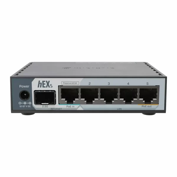 MikroTik hEX S (2025) – žični usmerjevalnik z 2,5G SFP