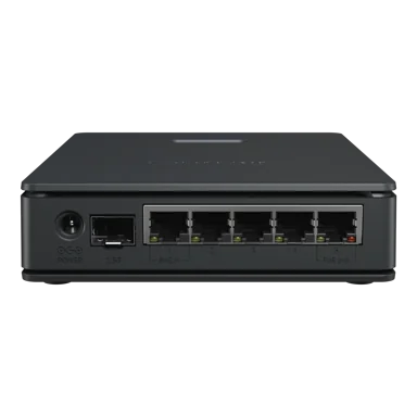 MikroTik hAP ax S MikroTik hAP ax S – dvopasovna Wi‑Fi 6 dostopna točka z 2,5G SFP