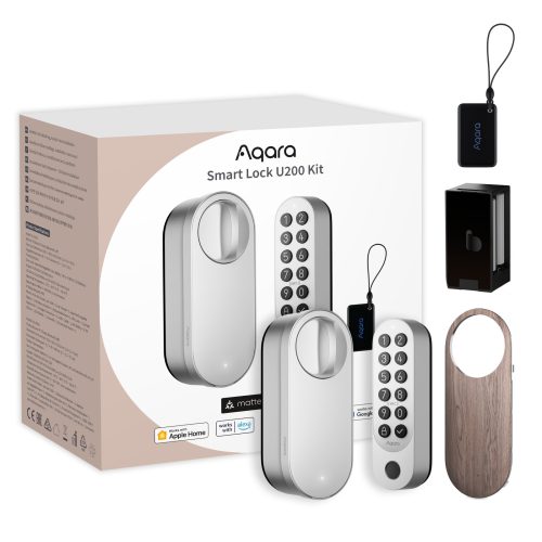 Aqara Smart Lock U200 Kit Silver Aqara Smart Lock U200 Kit Silver – srebrna pametna ključavnica