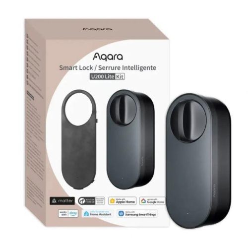 Aqara Smart Lock U200 Lite Black Aqara Smart Lock U200 Lite Black – Matter pametna ključavnica