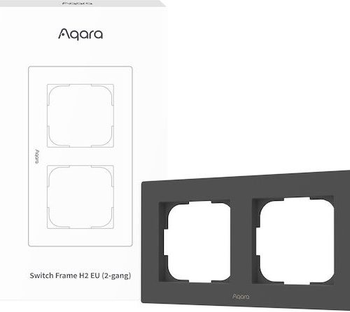 Aqara Smart Switch H2 2-gang Frame Grey Aqara Smart Switch H2 2-gang Frame Grey – siv dvojni okvir