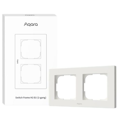 Aqara Smart Switch H2 2-gang Frame White Aqara Smart Switch H2 2-gang Frame White – beli dvojni okvir