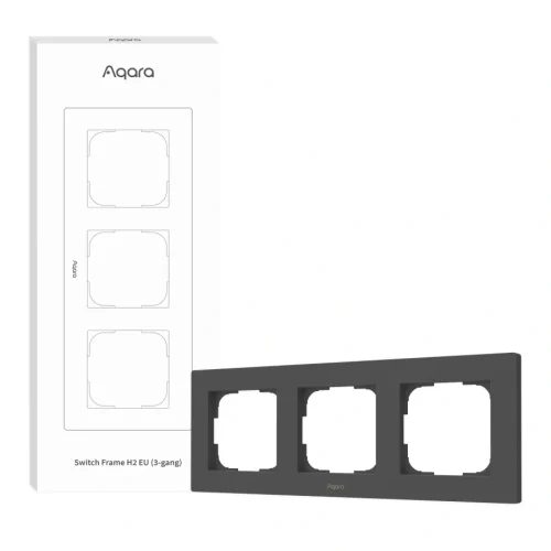 Aqara Smart Switch H2 3-gang Frame Grey Aqara Smart Switch H2 3-gang Frame Grey – trojni okvir