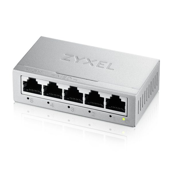 ZYXEL GS-105B V5 5-port Gigabit unmanaged switch Zyxel GS-105B V5 – 5-portno gigabitno neupravljano stikalo