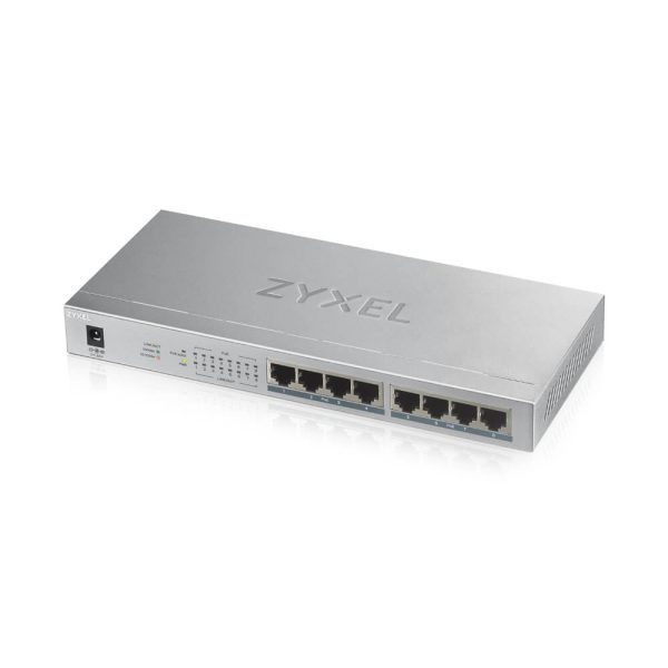 Zyxel GS1008-HP 8-Port GIGABIT PoE+ Unmanaged Desktop Switch Zyxel GS1008-HP – 8-portno gigabitno PoE+ stikalo, 60 W