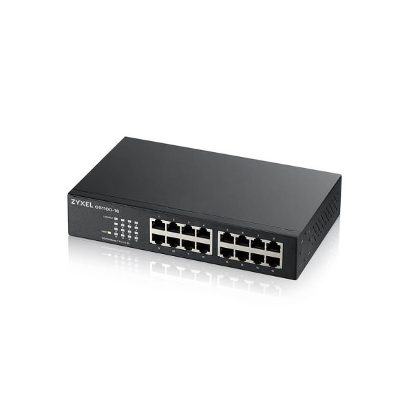 Zyxel GS1100-16 16 port Gigabit unmanaged switch V3 Zyxel GS1100-16 – 16-portno gigabitno neupravljano stikalo