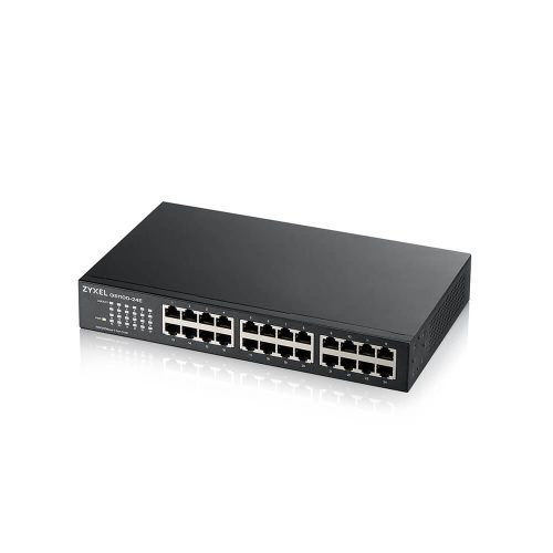 Zyxel GS1100-24E 24 port Gigabit unmanaged switch Zyxel GS1100-24E – 24-portno gigabitno neupravljano stikalo