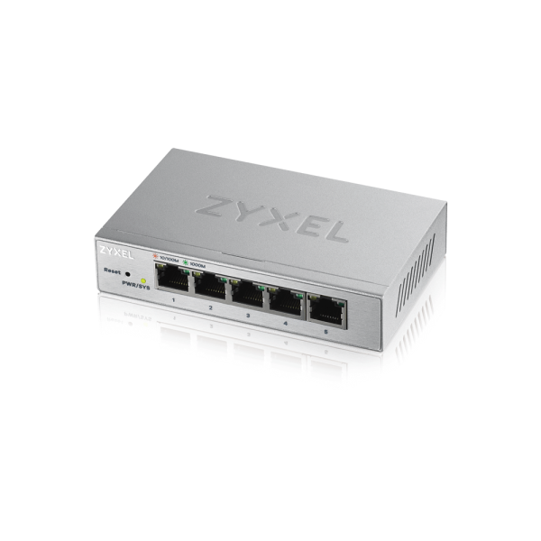 Zyxel GS1200-5 5-Port Web Managed Gigabit Switch Zyxel GS1200-5 – 5-portno spletno upravljano gigabitno stikalo