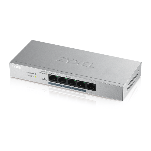 Zyxel GS1200-5HP V2 – 5-portno spletno upravljano PoE+ stikalo