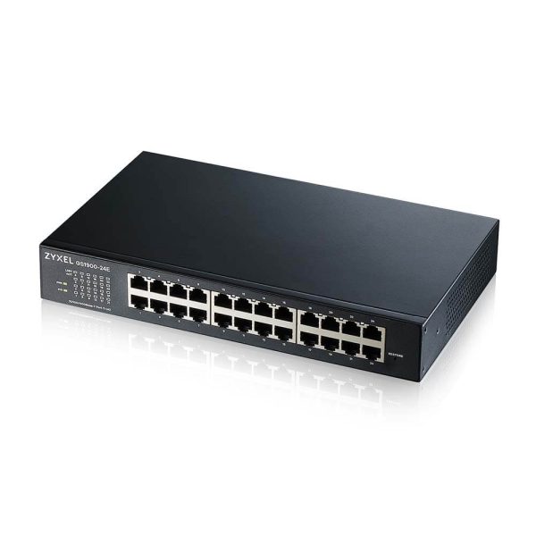 Zyxel GS1900-24E V3 24-Port GbE L2 Smart Switch Zyxel GS1900-24E V3 – 24-portno L2 pametno gigabitno stikalo