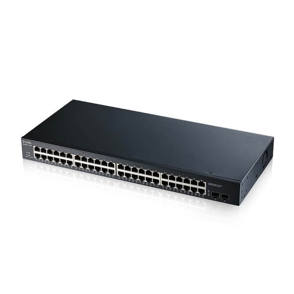 Zyxel GS1900-48 48-Port Smart Switch Zyxel GS1900-48 – 48-portno pametno gigabitno stikalo z 2× SFP