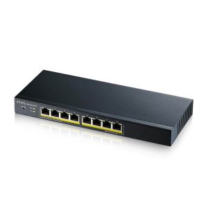 Zyxel GS1900-8HP – 8-portno PoE pametno stikalo, 77 W