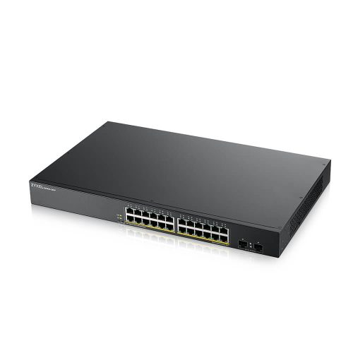 Zyxel GS1900-24HP V2 24-port GBE L2 POE Smart Switch Zyxel GS1900-24HP V2 – 24-portno L2 PoE pametno stikalo