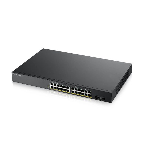 Zyxel GS1900-24HP V2 24-port GBE L2 POE Smart Switch Zyxel GS1900-24HP V2 – 24-portno L2 PoE pametno stikalo