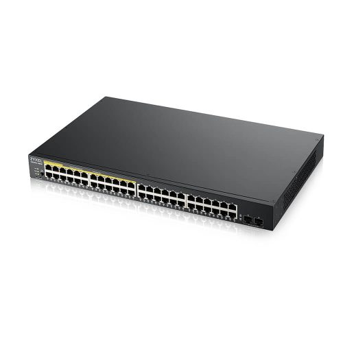 Zyxel GS1900-48HP V2 48-Port GbE POE+ Smart Switch Zyxel GS1900-48HP v2 – 48-portno GbE PoE+ Smart stikalo