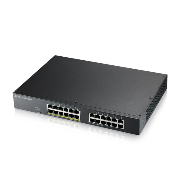 Zyxel GS1915-24EP 24-port GbE Smart Managed PoE Switch Zyxel GS1915-24EP – 24-portno pametno PoE stikalo, 130 W