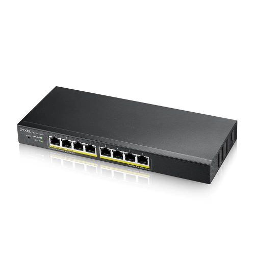 Zyxel 8-port GbE Smart Managed PoE Switch Zyxel GS1915-8EP – 8-portno pametno PoE stikalo, 60 W
