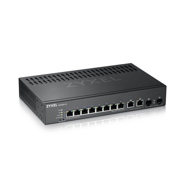 Zyxel GS2220-10 8-Port Switch with GbE uplink Zyxel GS2220-10 – 8-portno upravljano gigabitno stikalo
