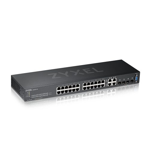Zyxel GS2220-28 24-port GbE L2 Switch with GbE Uplink Zyxel GS2220-28 – 24-portno L2 gigabitno hibridno stikalo