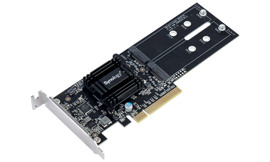 Synology M2D18 Synology M2D18 – dvojna M.2 SSD adapterska kartica