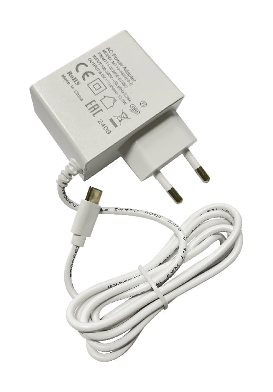 MikroTik MT13-052400-E15BG – USB napajalnik 5 V 2,4 A za hAP ax lite