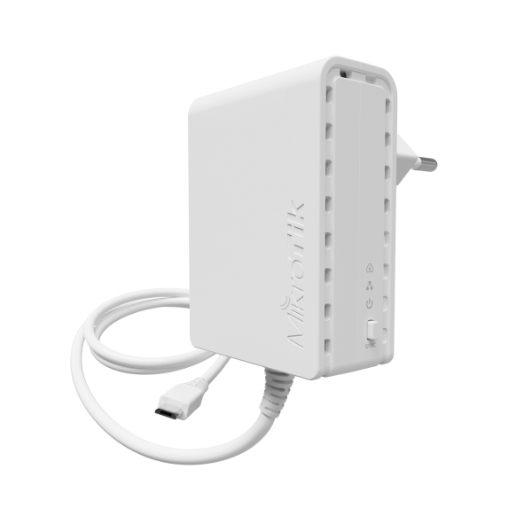 MikroTik PWR-LINE EOL MikroTik PWR-LINE PL7400 – napajalnik s powerline povezljivostjo