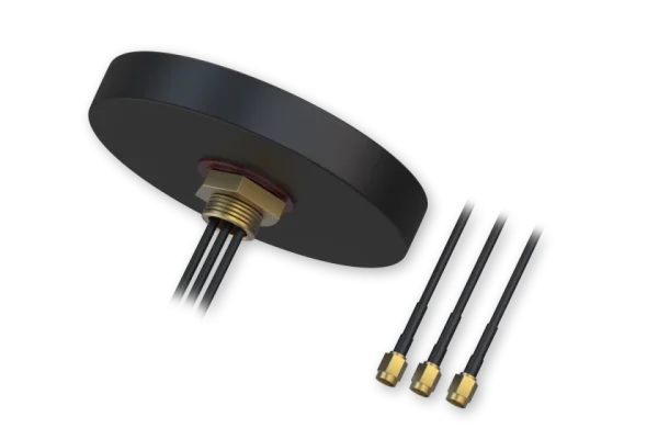 Teltonika COMBO SISO mobile/GNSS/ WiFi ROOF SMA antenna PR1KCS28 Teltonika PR1KCS28 – COMBO SISO mobilna/GNSS/Wi‑Fi strešna SMA antena