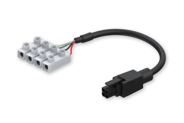 Teltonika Power cabel with 4-way screw terminal PR2FK20M Teltonika PR2FK20M – napajalni kabel s 4-polno vijačno sponko