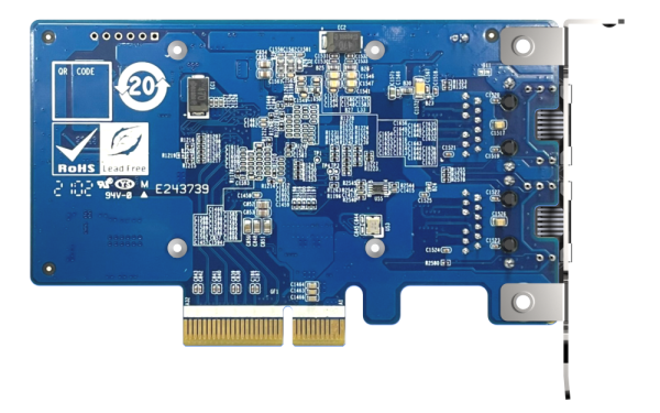 QNAP QXG-10G2T-X710 – omrežna kartica z dvema 10GbE priključkoma – dodatna slika 1 QNAP QXG-10G2T-X710 – omrežna kartica z dvema 10GbE priključkoma – dodatna slika 1