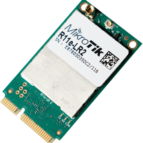 MikroTik R11e-LR2 MikroTik R11e-LR2 – mini PCIe LoRa 2,4 GHz gateway kartica