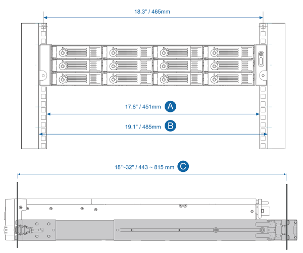 QNAP RAIL-B02 – drsna rack vodila – dodatna slika 1 QNAP RAIL-B02 – drsna rack vodila – dodatna slika 1