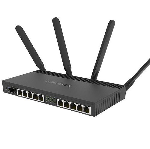 MikroTik RB4011iGS+5HacQ2HnD-IN MikroTik RB4011iGS+5HacQ2HnD-IN – gigabitni Wi-Fi usmerjevalnik