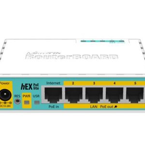 MikroTik hEX PoE lite RB750UPr2 – PoE usmerjevalnik