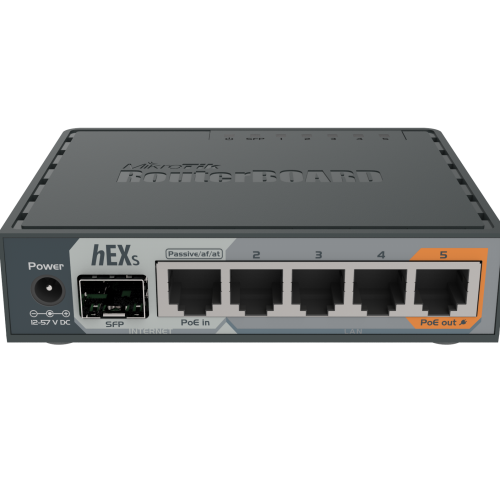 MikroTik hEX S MikroTik hEX S – gigabitni usmerjevalnik z SFP