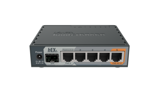 MikroTik hEX S MikroTik hEX S – gigabitni usmerjevalnik z SFP