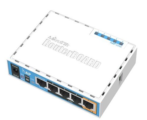 MikroTik hAP RB951Ui-2nD – 2,4 GHz dostopna točka