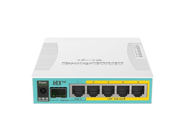 MikroTik hEX PoE MikroTik hEX PoE RB960PGS – gigabitni PoE usmerjevalnik