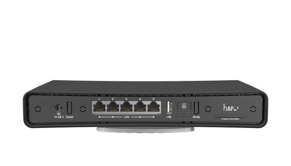 MikroTik hAP ac³ LTE6 kit – dvopasovni LTE usmerjevalnik (EOL)
